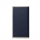 Długi skórzany portfel męski Niebieski