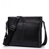 SAMMONS Skórzana torba biznesowa Czarna
