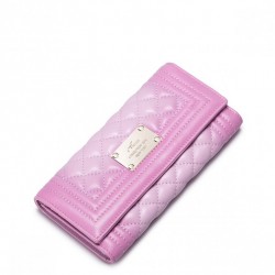 NUCELLE Długi portfel z gradientem Różowy