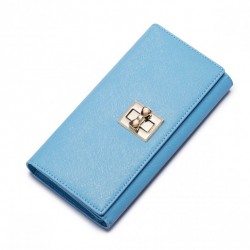 NUCELLE Uroczy damski portfel Niebieski