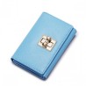 NUCELLE Damski portfel w jednolitym kolorze Niebieski
