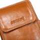 Nowoczesny portfel z kieszonką na iPhone Brązowy