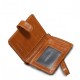 Nowoczesny portfel z kieszonką na iPhone Brązowy